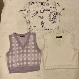 Graphic and Knit Tops